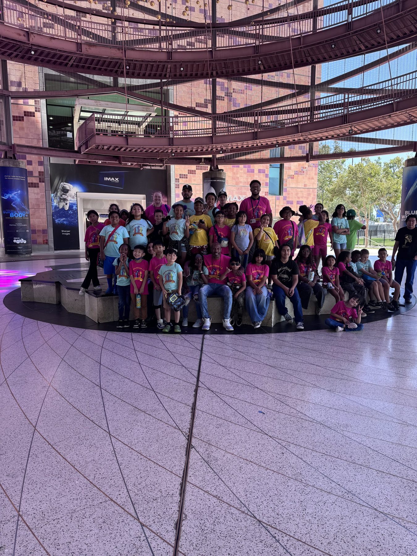 The entire Hands4Hope LA summer camp together